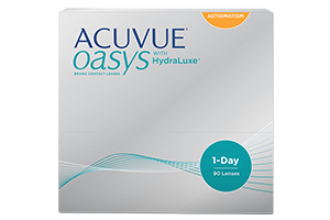 Acuvue Oasys 1-Day for Astigmatism 90 pack with HydraLuxe